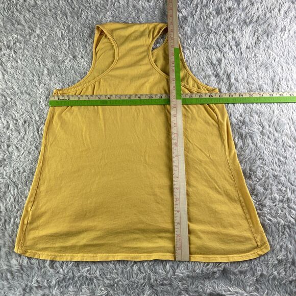 Colorado Buffaloes Shirt Womens Small Yellow Tank Top CU Retro Racerback - Picture 5 of 7
